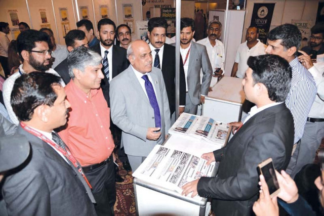 governor rafiq rajwana visits a stall at the expo photo abid nawaz express governor rafiq rajwana visits a stall at the expo photo abid nawaz express