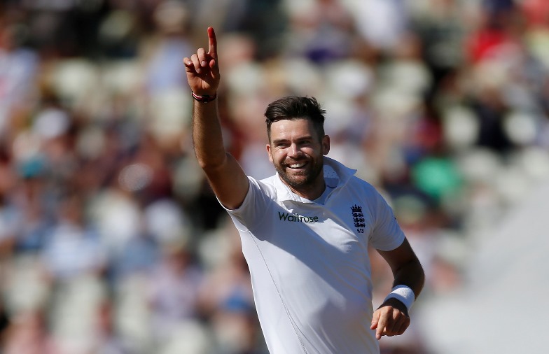 england 039 s james anderson celebrates taking the wicket of pakistan 039 s yasir shah in third test at edgbaston on august 7 2016 photo reuters