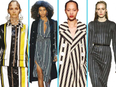 Trend spotting: Vertical stripes in vogue