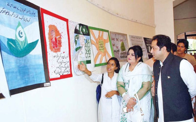 celebrating independence poster show opens at faisalabad arts council celebrating independence poster show opens at faisalabad arts council