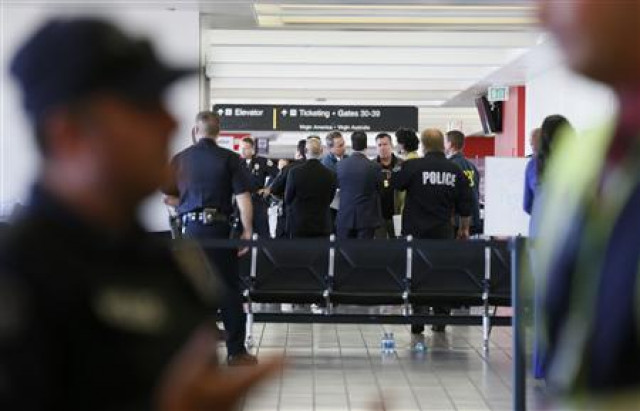 shooting occurred while police were investigating reports of vandalism in neighborhood near downtown los angeles photo reuters