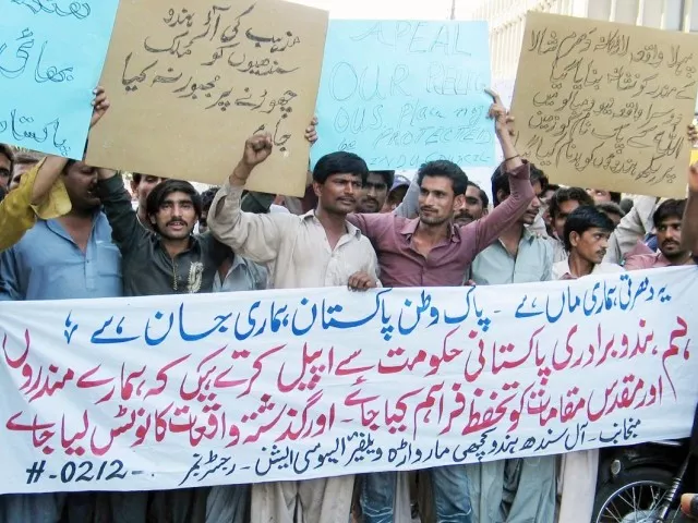 forced conversions in sindh highlighted in protest photo file forced conversions in sindh highlighted in protest photo file