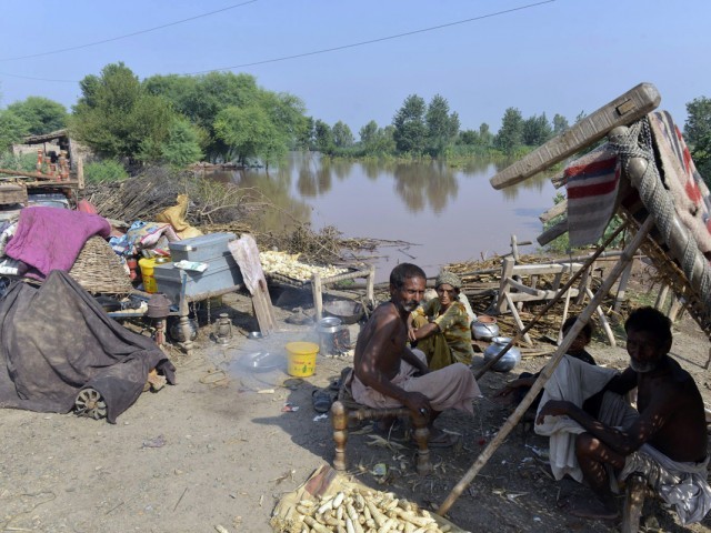 jhang tehsil athara hazari affected floodwater approaching shorkot and ahmedpur sial tehsils photo file