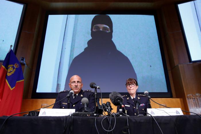 an image of aaron driver a canadian man killed by police on wednesday photo reuters