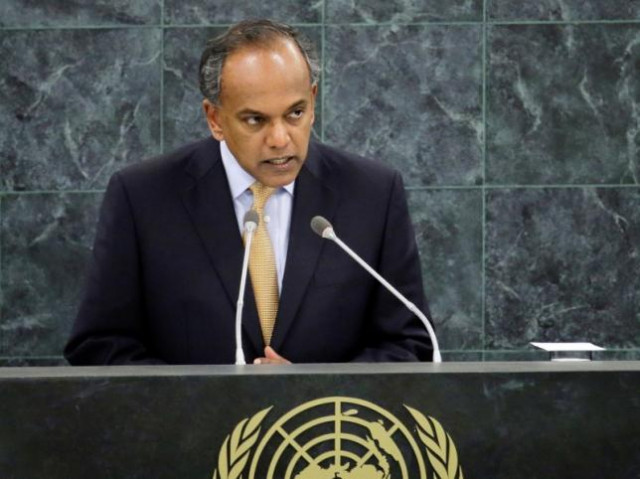 k shanmugam minister of foreign affairs of singapore addresses the 68th session of the united nations general assembly photo reuters k shanmugam minister of foreign affairs of singapore addresses the 68th session of the united nations general assembly photo reuters