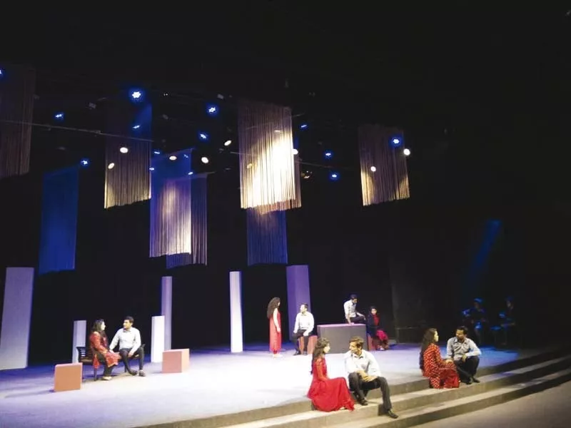the urdu version of the play ran at napa on thursday photo file the urdu version of the play ran at napa on thursday photo file
