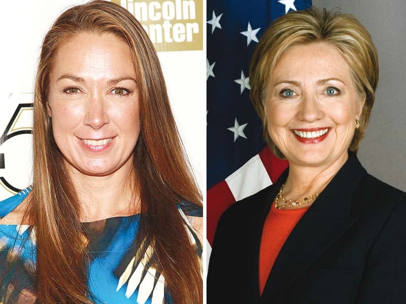 gansa shared that just because they cast a woman elizabeth marvel to play the president elect it does not mean that they are sure hillary clinton will win in november photos file