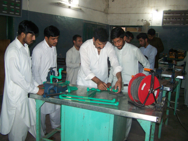 when contacted ji s izazul mulk afkari said this college was disputed from the day it was established photo gtvc edu pk
