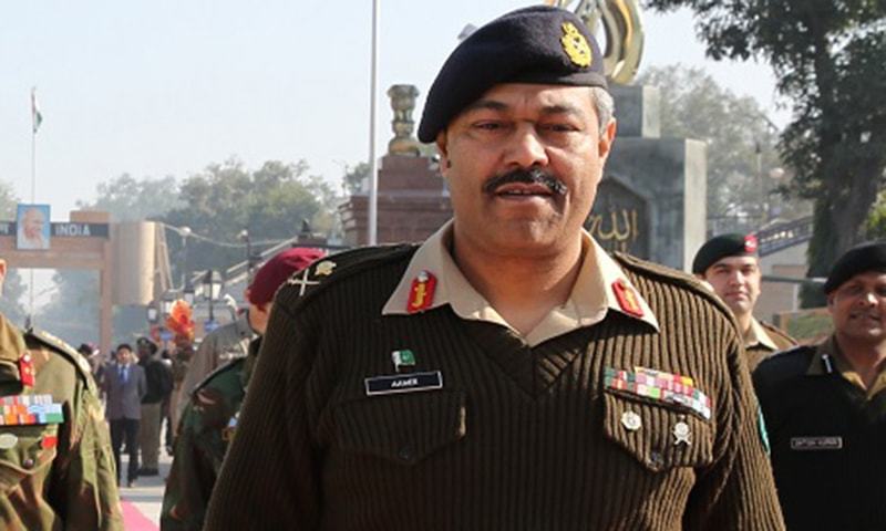 commander southern command lt gen aamer riaz photo ispr