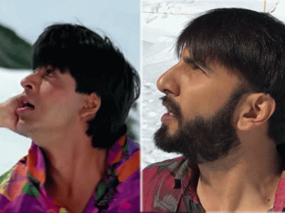 ranveer singh recreates srk s tu meray saamney and wins hearts yet again