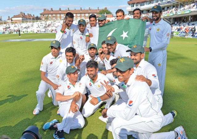 pakistan s win at the oval meant they are the only team in the world that is currently unbeaten in their last series against england photo afp pakistan s win at the oval meant they are the only team in the world that is currently unbeaten in their last series against england photo afp
