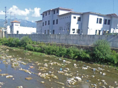 nightmare for mingora crystal clear water turns into stream of filth