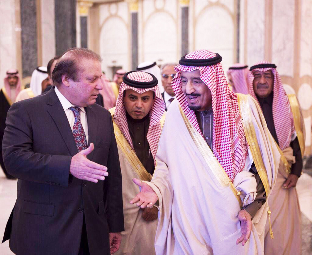 pm nawaz sharif with his majesty king salman of ksa photo reuters