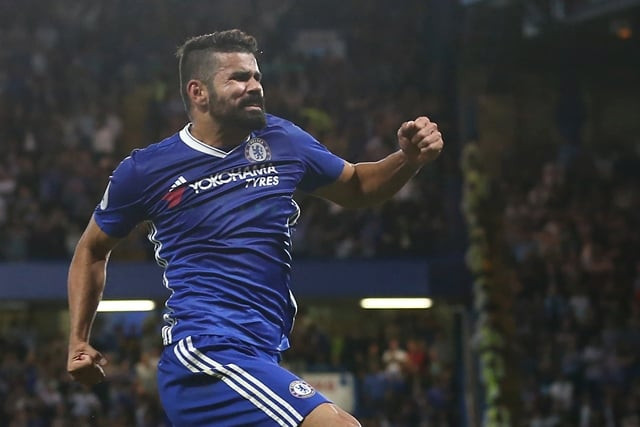 diego costa celebrates after scoring chelsea 039 s second goal at stamford bridge in london on august 15 2016 photo afp diego costa celebrates after scoring chelsea 039 s second goal at stamford bridge in london on august 15 2016 photo afp