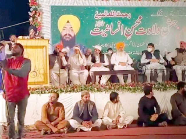 muslims as well as sikhs attended the event organised by the head of the punjabi sikh community photo express muslims as well as sikhs attended the event organised by the head of the punjabi sikh community photo express
