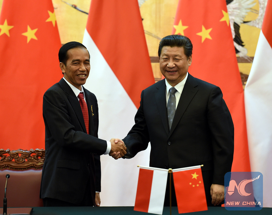 indonesia 039 s president joko widodo with chinese president xi jinping photo xinhua