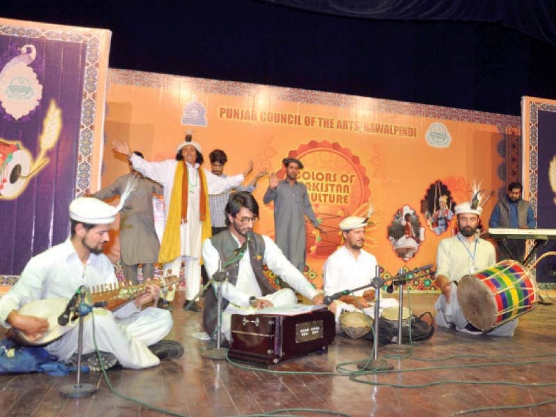 artistes from across the country showcase their talents at the punjab council of arts rawalpindi photo express