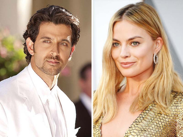 margot robbie plays harley quinn in suicide squad while hrithik roshan plays sarman in mohenjo daro photos file