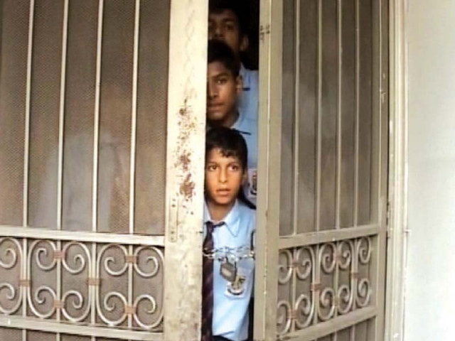 sohail janjua dismissed the reports as false saying that the school was sealed early in the morning before the session photo file