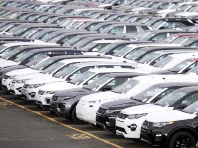 lofty demand for cars remained intact despite curbs on car financing and increase in duty on import of vehicles in the mini budget photo file