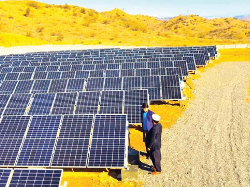 some farmers use a solar powered fans to separate the grains from the husks the use of solar energy has become an integral part of life especially in rural pakistan photo china economic net