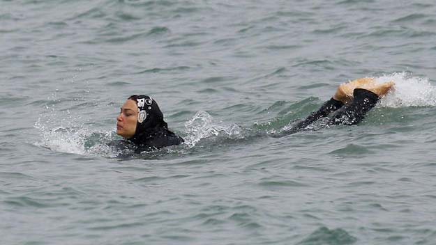 french pm says wearing of the burkini is not compatible with the values of france and the republic photo reuters