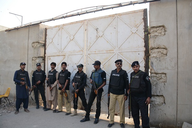 the shopkeepers said instead of taking their property through legal means nabi ilyas and jan destroyed their shops on the main road with the help of the police photo express