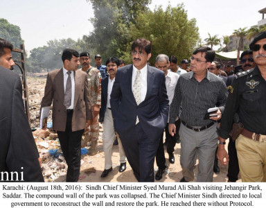 visit to jahangir park cm orders restoration of park