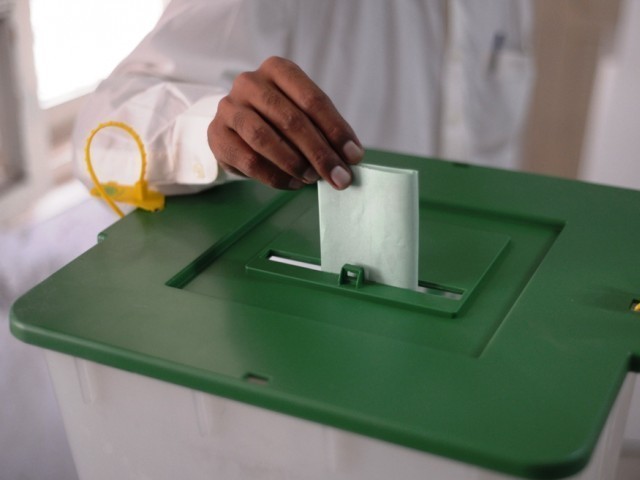 polling stopped for some time at polling station 2 government primary school after a scuffle broke out between supporters of two candidates photo afp