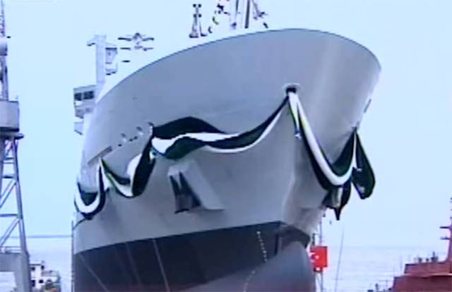 the design of the fleet tanker was prepared by turkey while the tanker itself was built at karachi shipyard express news screengrab
