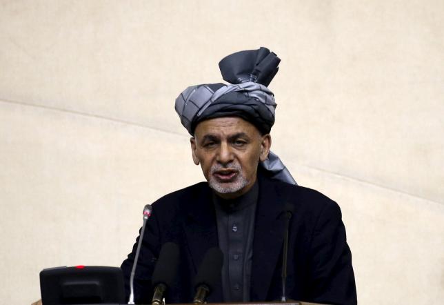 afghanistan 039 s president ashraf ghani speaks during his visit at the joint national assembly gathering in kabul afghanistan april 25 2016 photo reuters