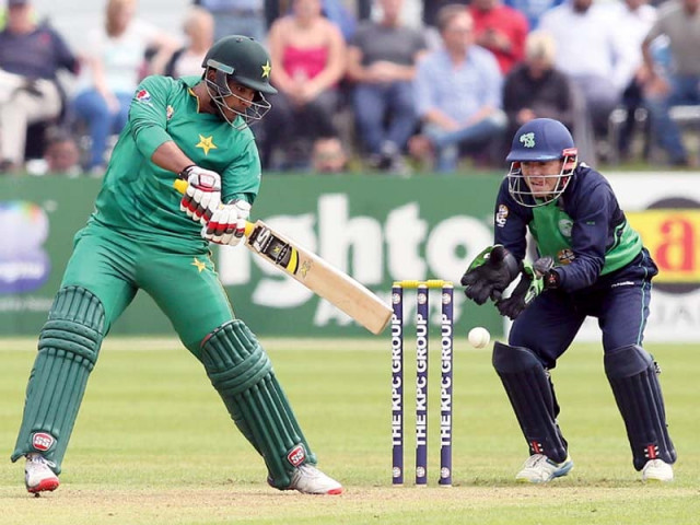 sharjeel had last played an odi for pakistan in august 2014 but his man of the match performance on his comeback should help him get an extended run in the side photo afp