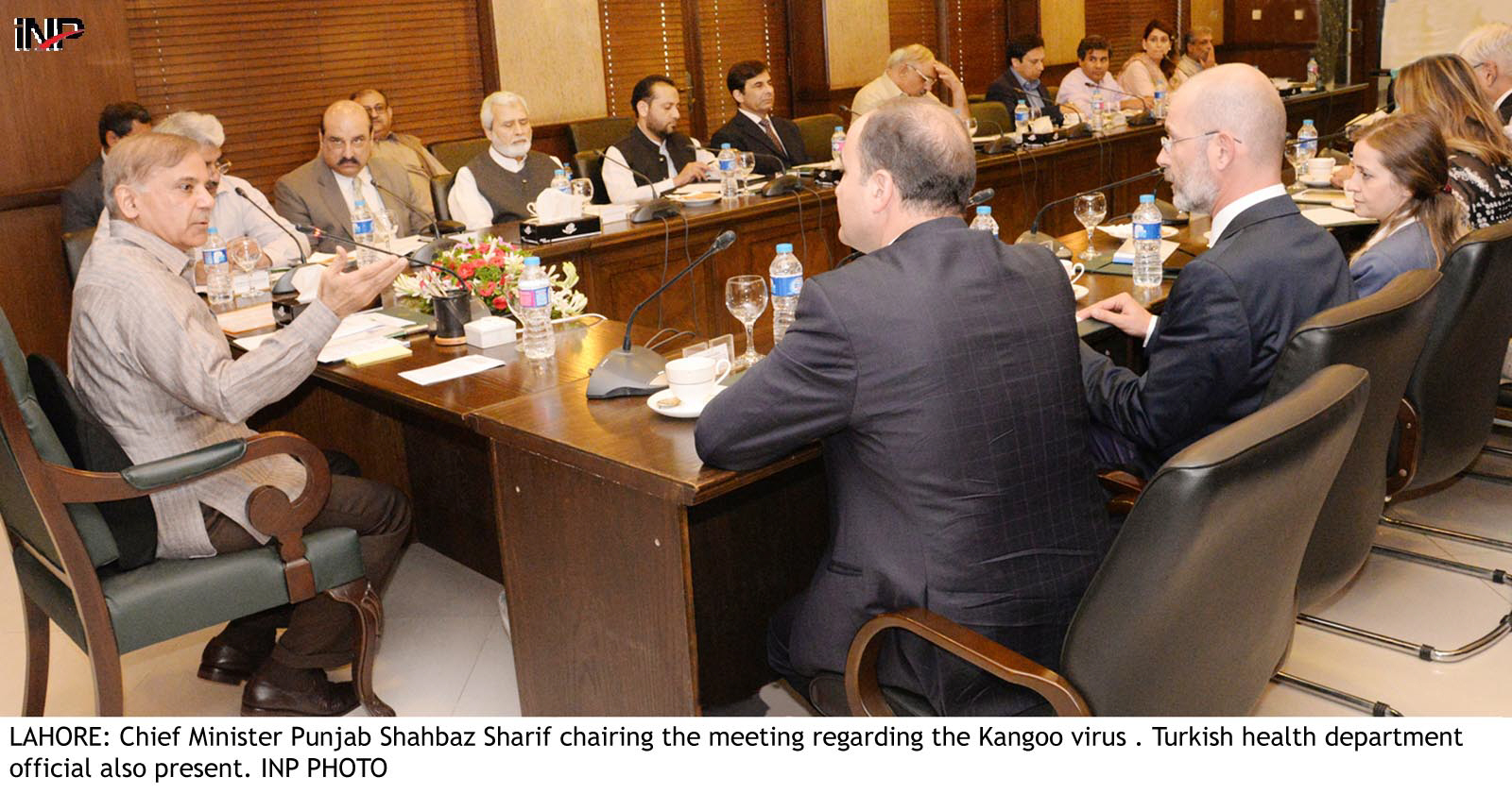 cm punjab shahbaz sharif chairing a meeting
