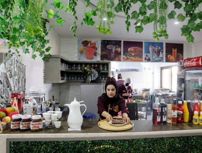 sandwiches and a safe space a gaza restaurant run by women for women