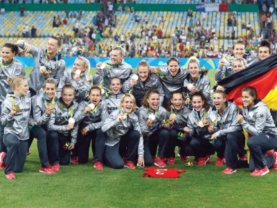 german women earn first olympic football gold german women earn first olympic football gold