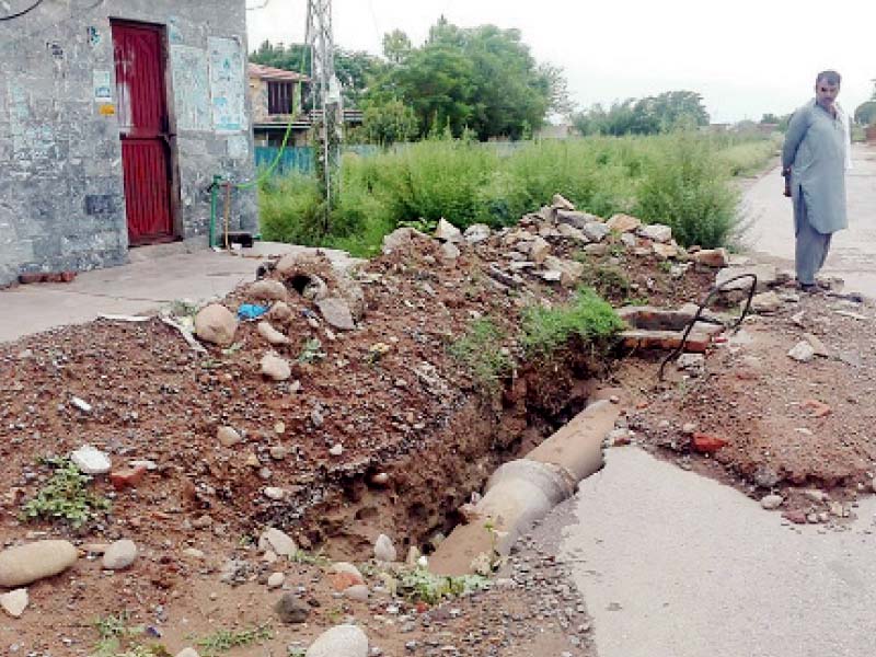 a case of neglect sihala residents complain of poor sewerage system