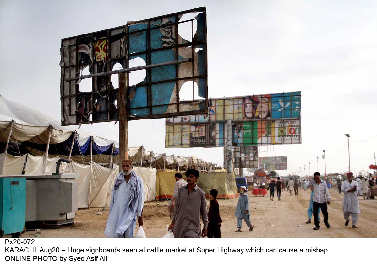 the meeting was told that the cantonment board had also been informed about dangerous hoardings and billboards in its jurisdiction photo online