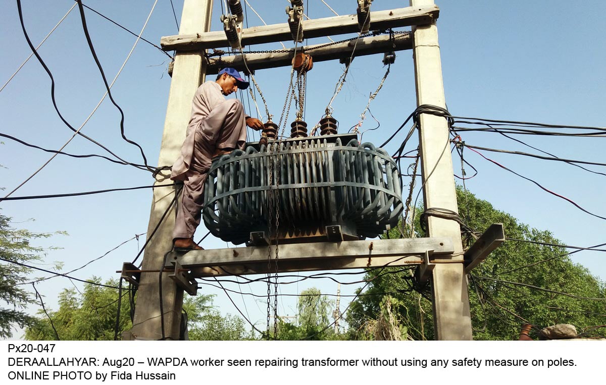 when asked about wires that passed over the roofs of houses afzal said locals have always been asked not to construct houses under the electricity cables as it is against the rules photo online