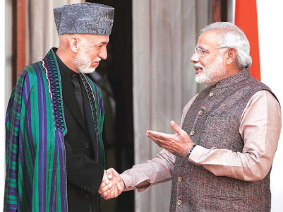 former afghan president appreciates modi for highlighting balochistan issue
