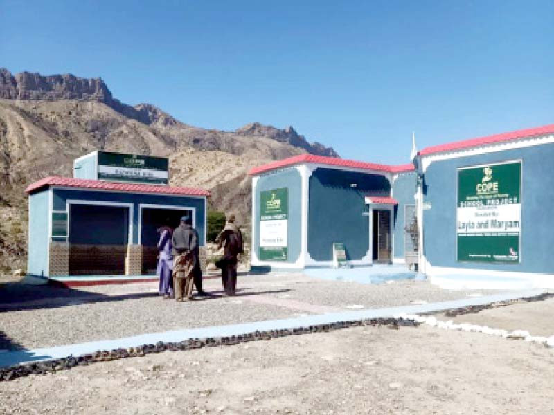 on the cm s directives rooms were constructed overnight and a hut like school turned into a well furnished educational institution located in the most remote area of balochistan photo express