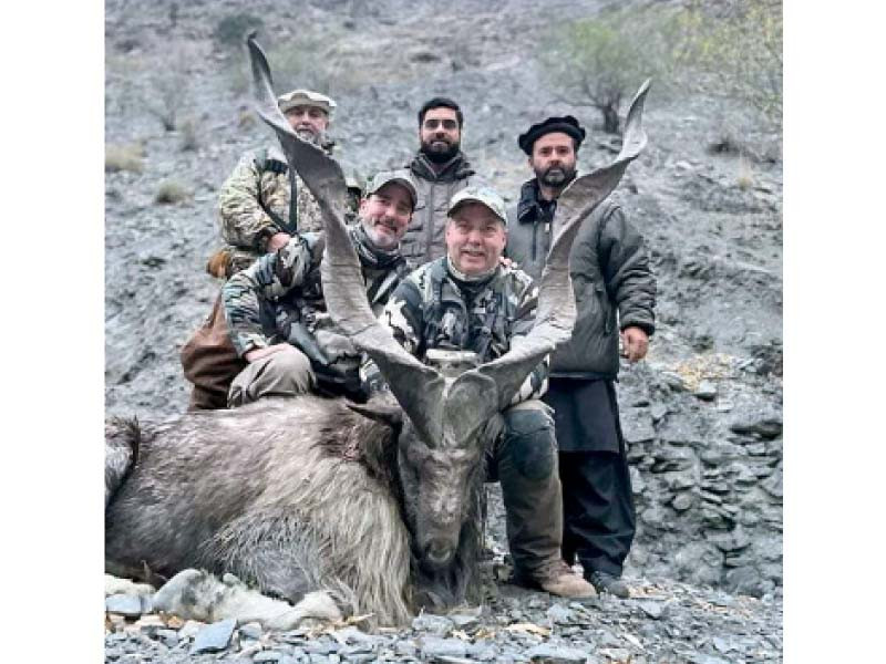 American bags season's first markhor in Chitral