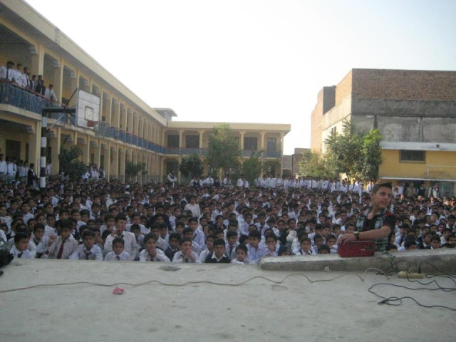 the deo maintained that they have shifted students to government higher secondary school bicket ganj mardan but due to the shortage of space they have been compelled to continue classes in the said building photo cms facebook page the deo maintained that they have shifted students to government higher secondary school bicket ganj mardan but due to the shortage of space they have been compelled to continue classes in the said building photo cms facebook page