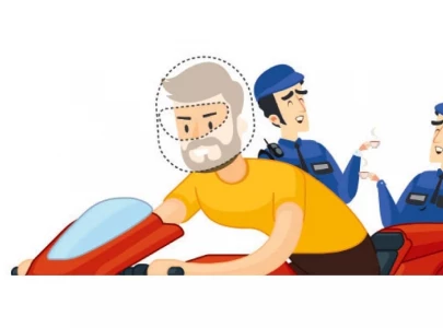 motorbike helmet rule disregarded