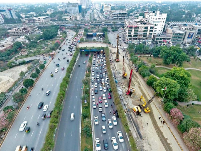 work on the kalma chowk underpass is nearly complete with authorities expecting the road to be open for traffic soon photo zahoor ahmed express work on the kalma chowk underpass is nearly complete with authorities expecting the road to be open for traffic soon photo zahoor ahmed express