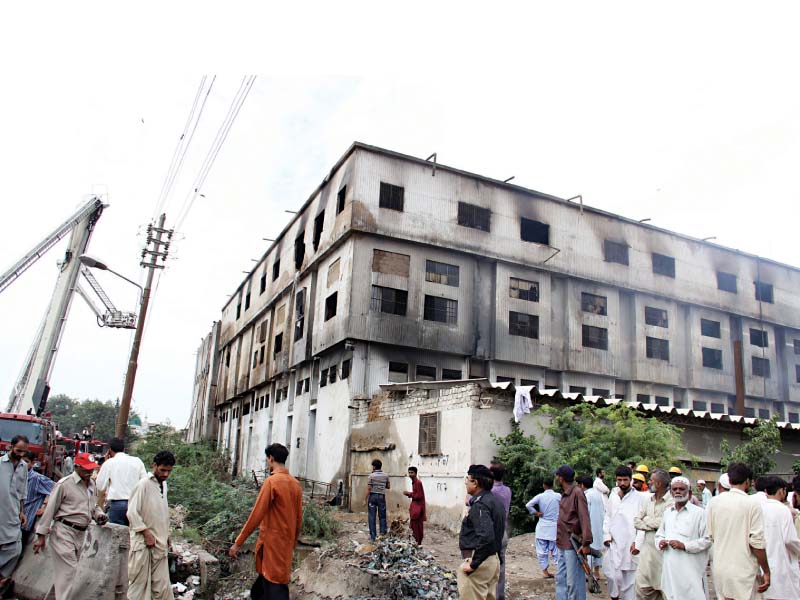 more than 250 factory workers died when a garment factory in baldia caught fire on september 11 2012 photo file