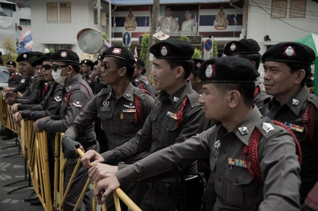 the blasts came less than two weeks after a series of explosions hit three of thailand 039 s most popular tourist resorts and a town in the south of the country killing four people and wounding dozens photo afp