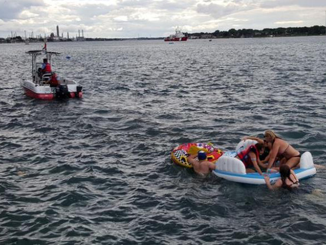 most quot floaters quot had to be rescued from the water photo reuters