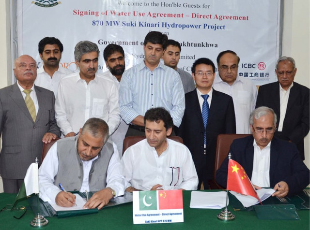 according to atif the project would be handed over to the k p government after 30 years without any charges photo express according to atif the project would be handed over to the k p government after 30 years without any charges photo express