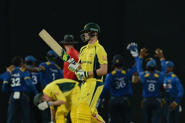 steve smith walks off the pitch during the second odi at the r premadasa international cricket stadium in colombo on august 24 2016 photo afp