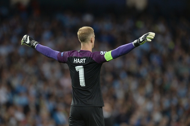 joe hart comes out for the second half at the etihad stadium in manchester england on august 24 2016 photo afp